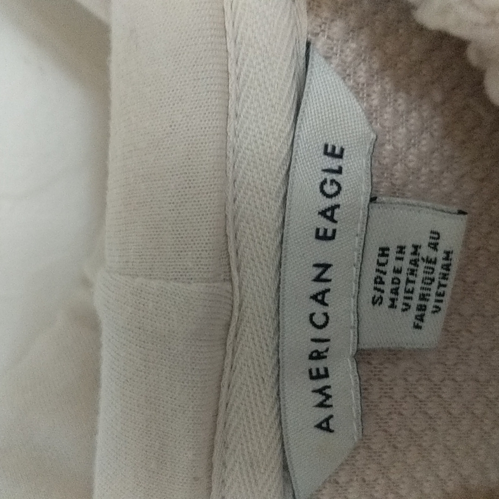 AMERICAN EAGLE Fuzzy Teddy Sherpa Hoodie - Picture 5 of 9